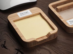 Memo-Kartenbox aus Holz 1832292